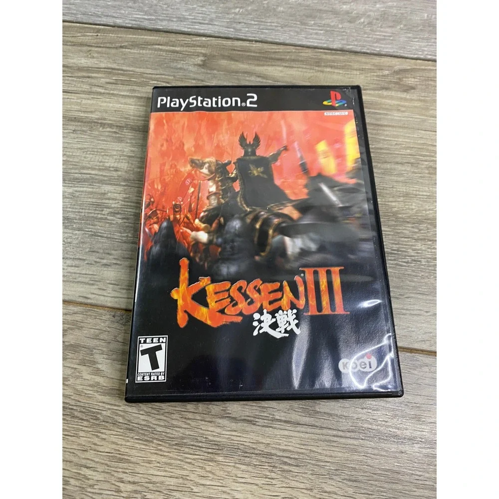 Kessen III Sony PlayStation‎ 2 PS2 2005 Koei Case and Manual Only No Disc